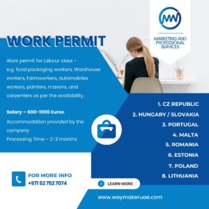 Read more about the article Work permit for labour class