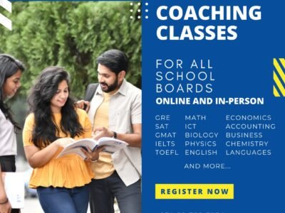 Coaching Classes for all schools – Online and In-Person